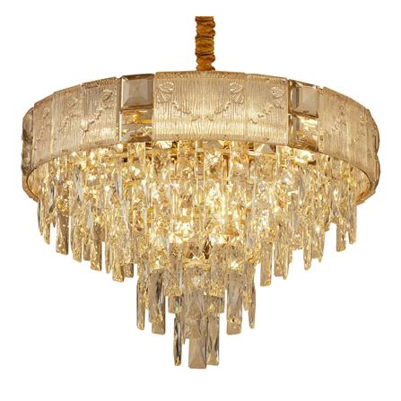 ไฟช่อ CARINI KM8072-550 สีทอง/ใส 8 หัว_1