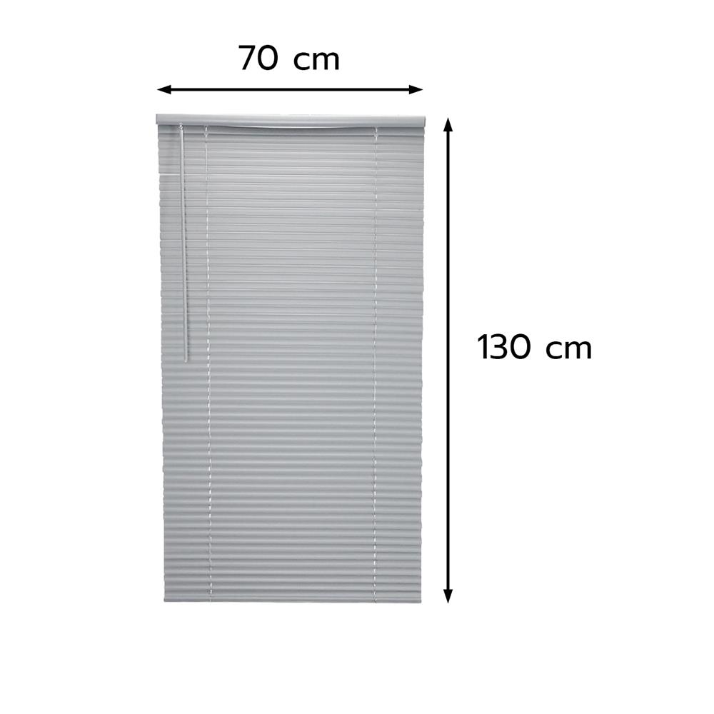 มู่ลี่ไวนิล HOME LIVING STYLE CORDLESS 70x130CM ซม. สีเทา