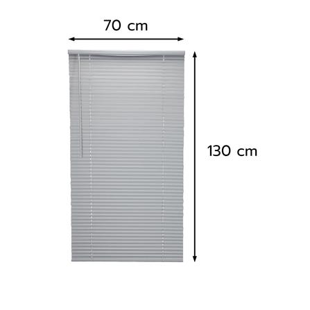 มู่ลี่ไวนิล HOME LIVING STYLE CORDLESS 70x130CM ซม. สีเทา_7