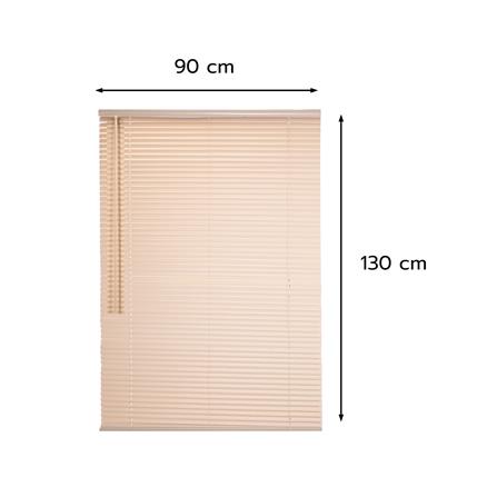 มู่ลี่ไวนิล HOME LIVING STYLE CORDLESS 90x130 ซม. สีครีม_6