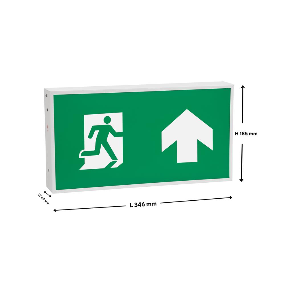 ไฟทางออกฉุกเฉิน ลูกศรตรง 2 ด้าน แบบกล่อง SUNNY SNEX6-10LED/D-SD002