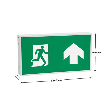 ไฟทางออกฉุกเฉิน ลูกศรตรง 2 ด้าน แบบกล่อง SUNNY SNEX6-10LED/D-SD002_3