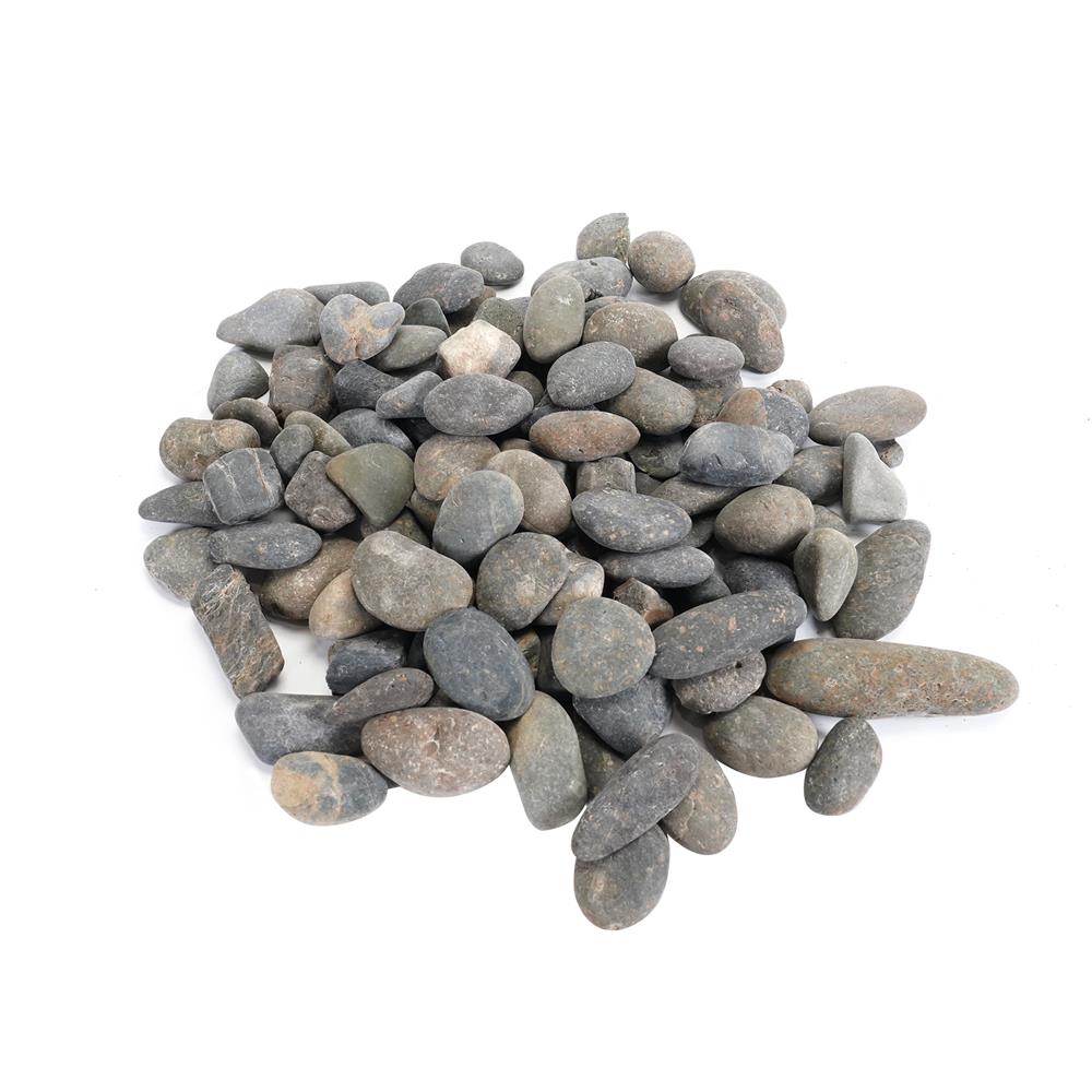 หินแม่น้ำเบอร์ 2 SPRING สีดำธรรมชาติ 7.5 กก.