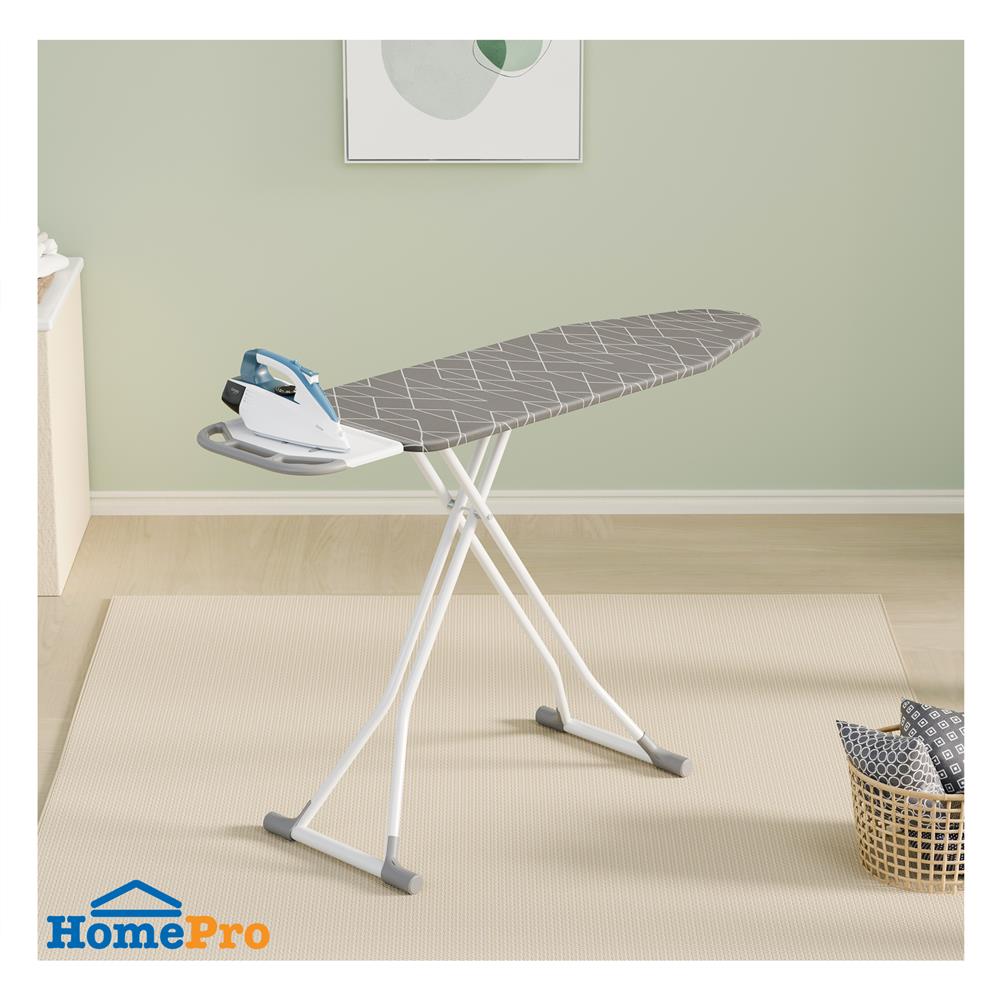 โต๊ะรีดผ้าแบบยืน 7 ระดับ ไอน้ำ PLIM ELVA สีเทา
