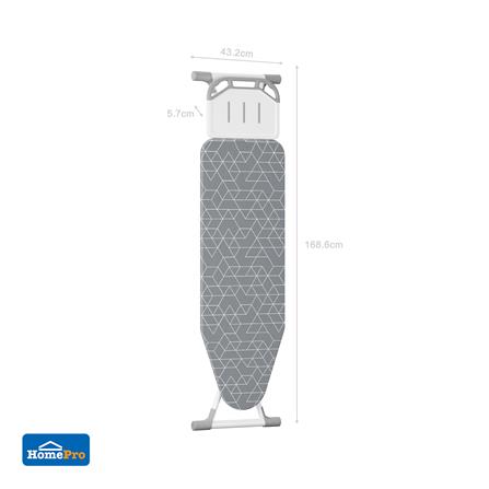 โต๊ะรีดผ้าแบบยืน 7 ระดับ ไอน้ำ PLIM ELVA สีเทา_6