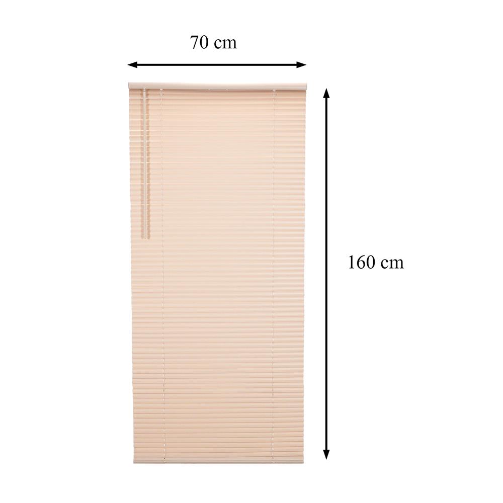 มู่ลี่ไวนิล HOME LIVING STYLE CORDLESS 70x160 ซม. สีครีม