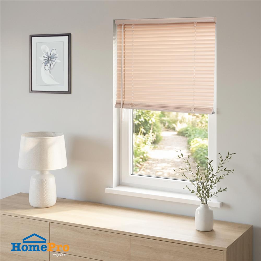 มู่ลี่ไวนิล HOME LIVING STYLE CORDLESS 70x130 ซม. สีครีม