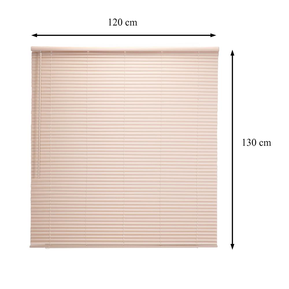 มู่ลี่ไวนิล HOME LIVING STYLE CORDLESS 120x130 ซม. สีครีม