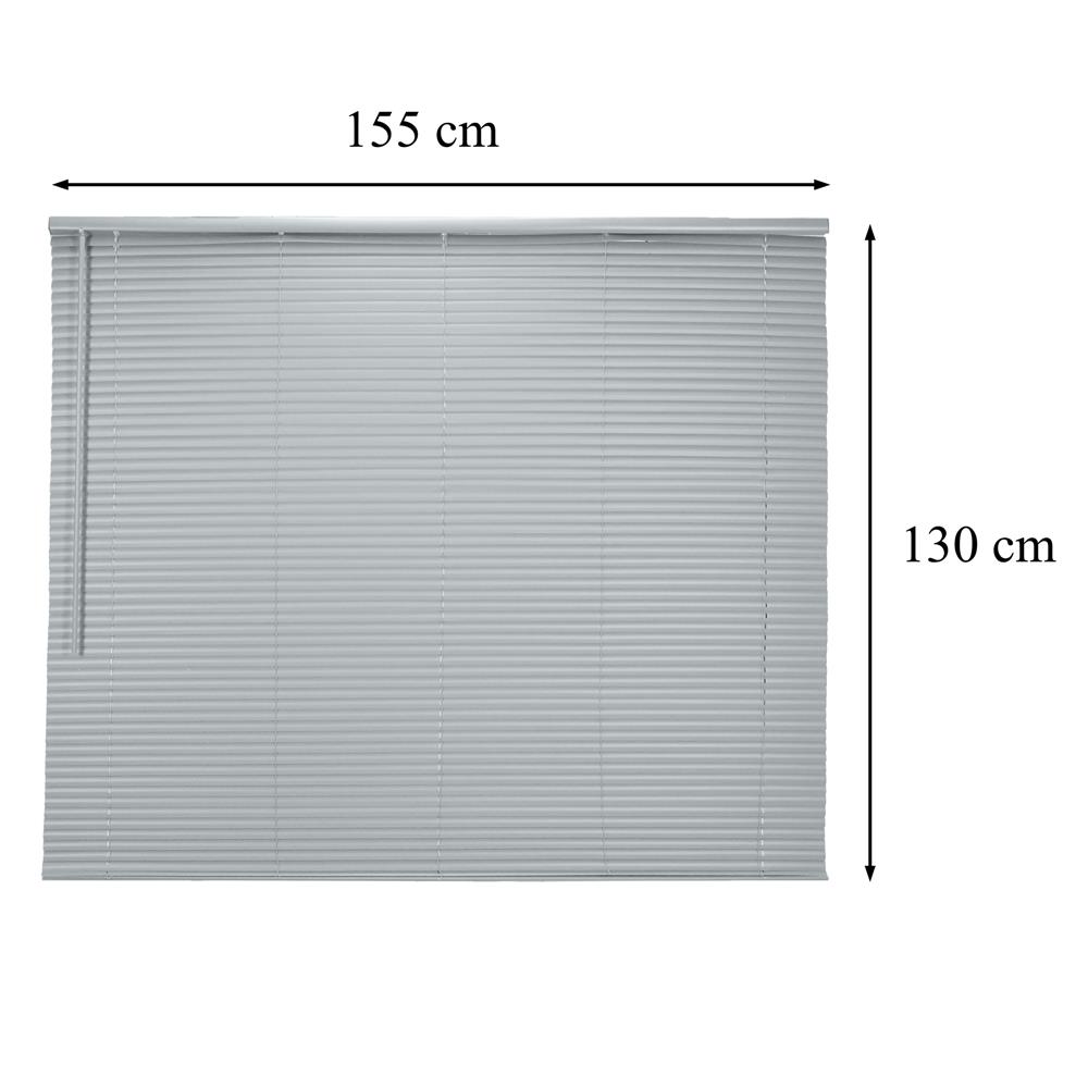 มู่ลี่ไวนิล HOME LIVING STYLE CORDLESS 155x130 ซม. สีเทา