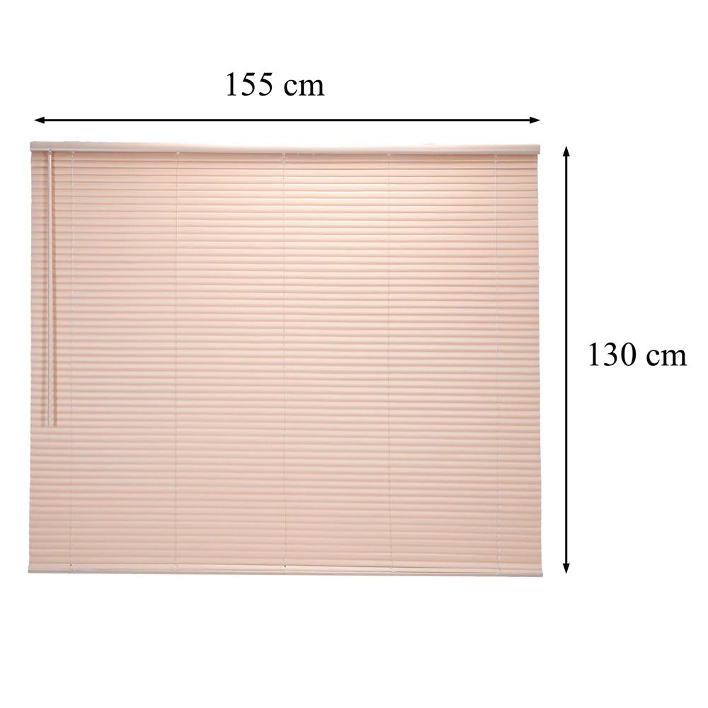 มู่ลี่ไวนิล HOME LIVING STYLE CORDLESS 155x130 ซม. สีครีม