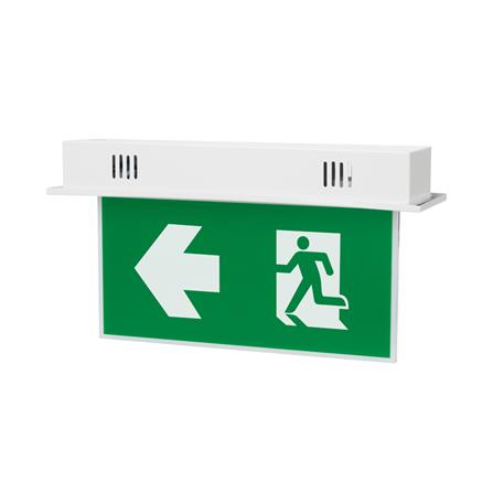 ไฟทางออกฉุกเฉิน ลูกศรเลี้ยว 2 ด้าน แบบสลิม ติดลอย SUNNY SNSL6-10LED/DR-SD003_1