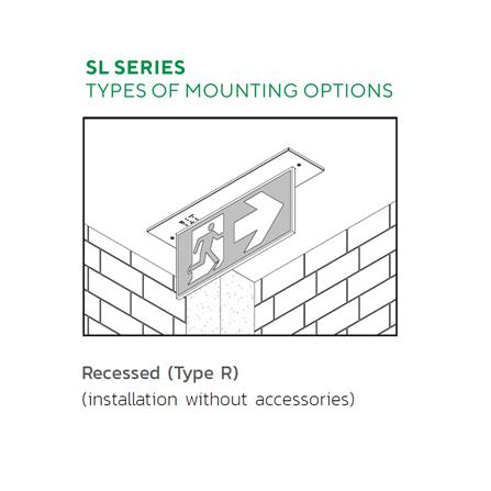 ไฟทางออกฉุกเฉิน ลูกศรเลี้ยว 2 ด้าน แบบสลิม ติดลอย SUNNY SNSL6-10LED/DR-SD003_2