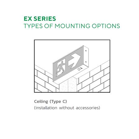 ไฟทางออกฉุกเฉิน ลูกศรเลี้ยว 2 ด้าน แบบกล่อง SUNNYSNEX6-10LED/D-SD003_2