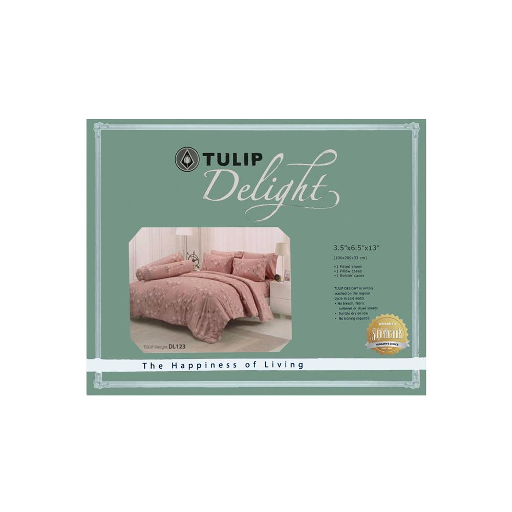 ชุดผ้าปูที่นอน 3.5 ฟุต (ชุด 3 ชิ้น) TULIP DELIGHT 60014-DL123