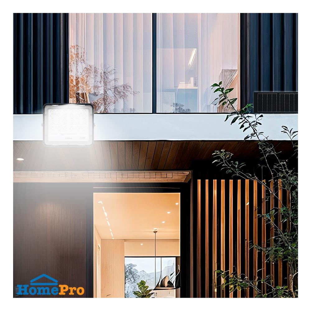 สปอทไลท์ SOLAR SHINING GALAXY 70 วัตต์ WARM WHITE สีดำ