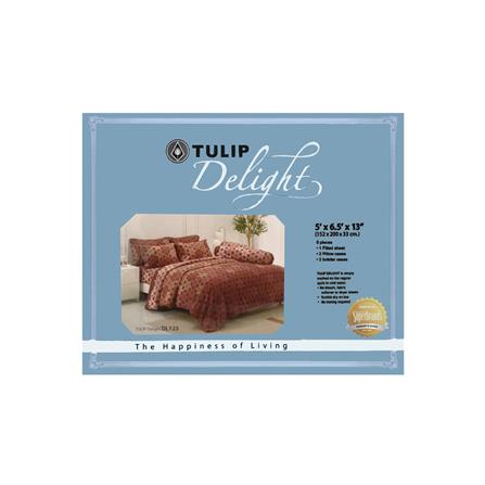 ชุดผ้าปูที่นอน 5 ฟุต (ชุด 5 ชิ้น) TULIP DELIGHT 60013-DL125_3