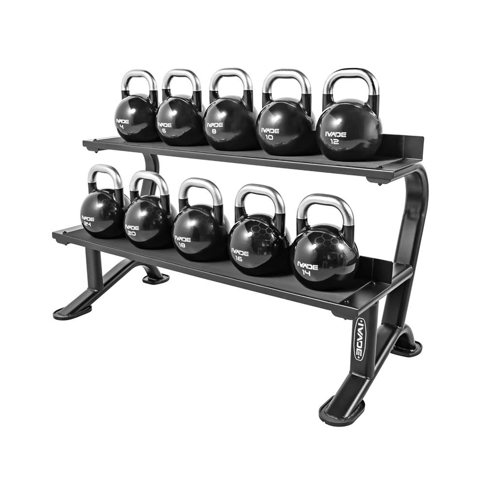 ชุดเคตเทิลเบลพร้อมชั้นวาง COMPETITION STEEL IVADE 4-24 กก.