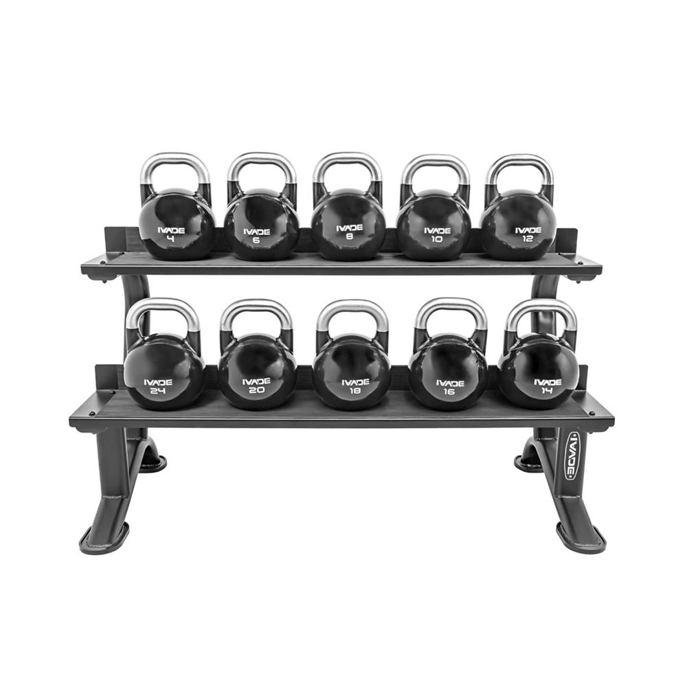 ชุดเคตเทิลเบลพร้อมชั้นวาง COMPETITION STEEL IVADE 4-24 กก.