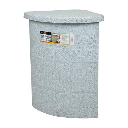 ถังเก็บน้ำเข้ามุมพร้อมฝา DEXZON 100 ลิตร สีเทา_1