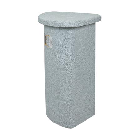 ถังเก็บน้ำเข้ามุมพร้อมฝา DEXZON 100 ลิตร สีเทา_2