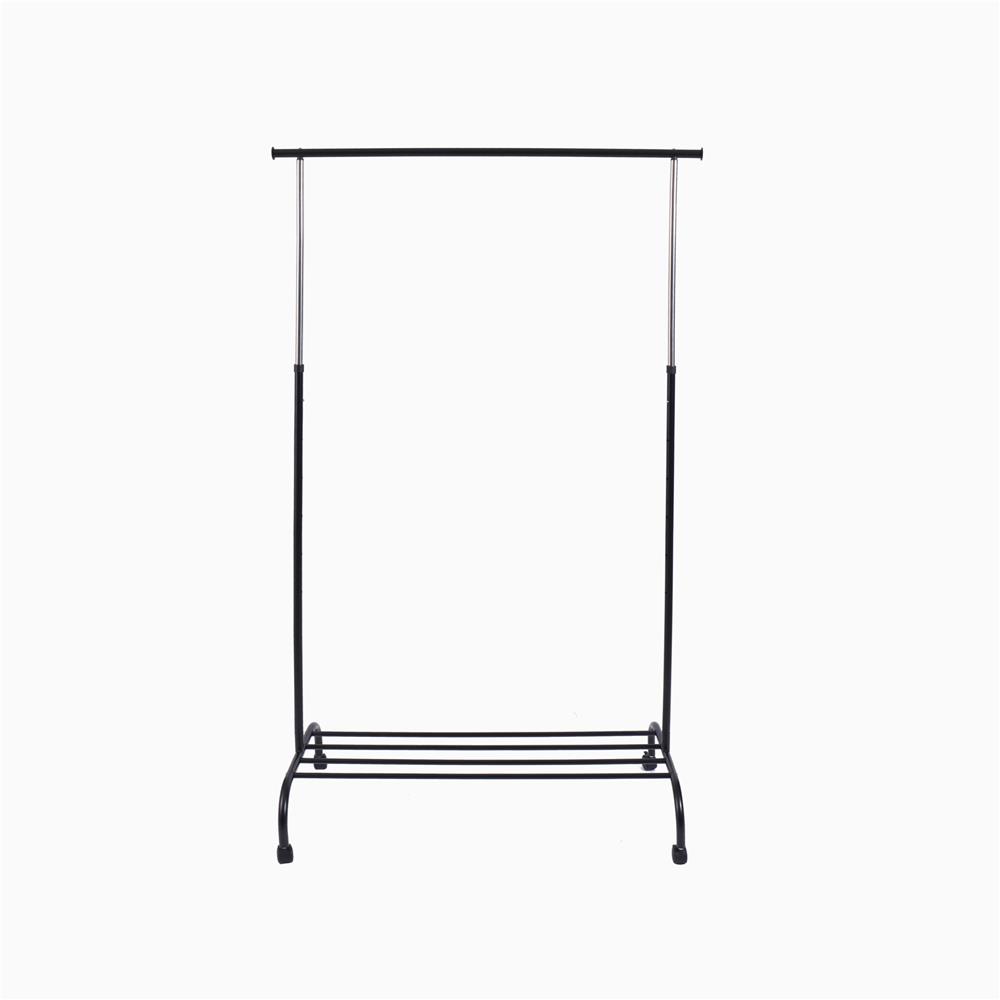 ราวแขวนผ้าบาร์เดี่ยวปรับระดับ PLIM GRACE 111x50x175 ซม. สีดำ