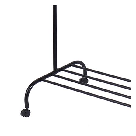 ราวแขวนผ้าบาร์เดี่ยวปรับระดับ PLIM GRACE 111x50x175 ซม. สีดำ_3