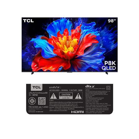 ทีวี คิวแอลอีดี 98 นิ้ว TCL (4K, QLED, GOOGLE TV) 98P8K_7