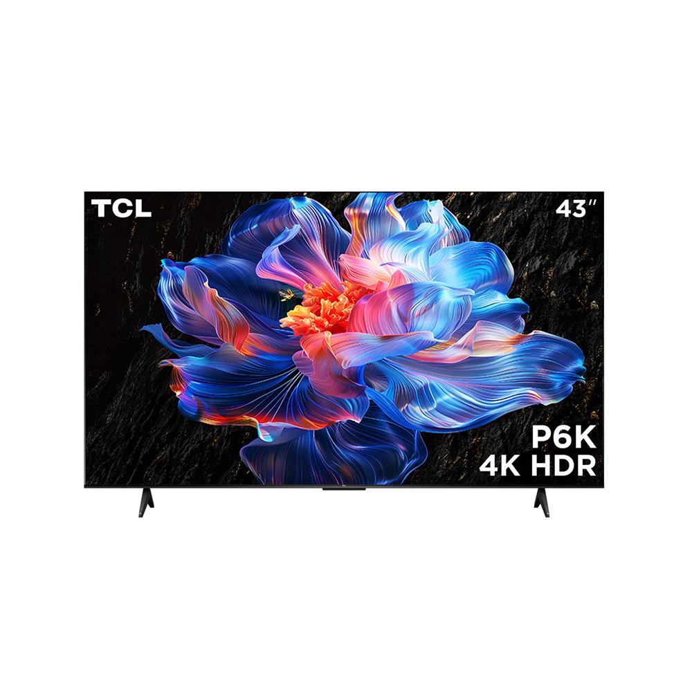 ทีวี แอลอีดี 43 นิ้ว TCL (4K, LED, GOOGLE TV) 43P6K
