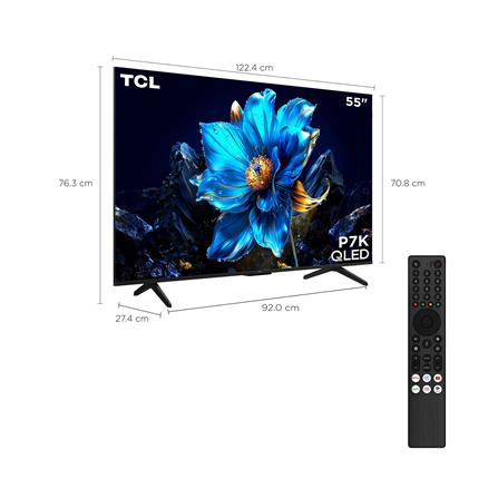ทีวี คิวแอลอีดี 55 นิ้ว TCL (4K, QLED, GOOGLE TV) 55P7K_13