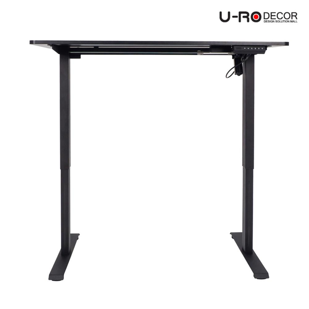 โต๊ะปรับระดับไฟฟ้า U-RODECOR NIKKO 120 ซม. สีดำ