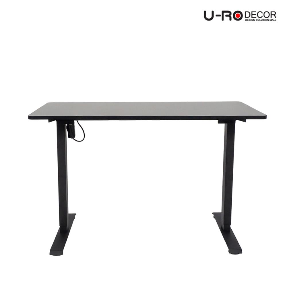 โต๊ะปรับระดับไฟฟ้า U-RODECOR NIKKO 120 ซม. สีดำ