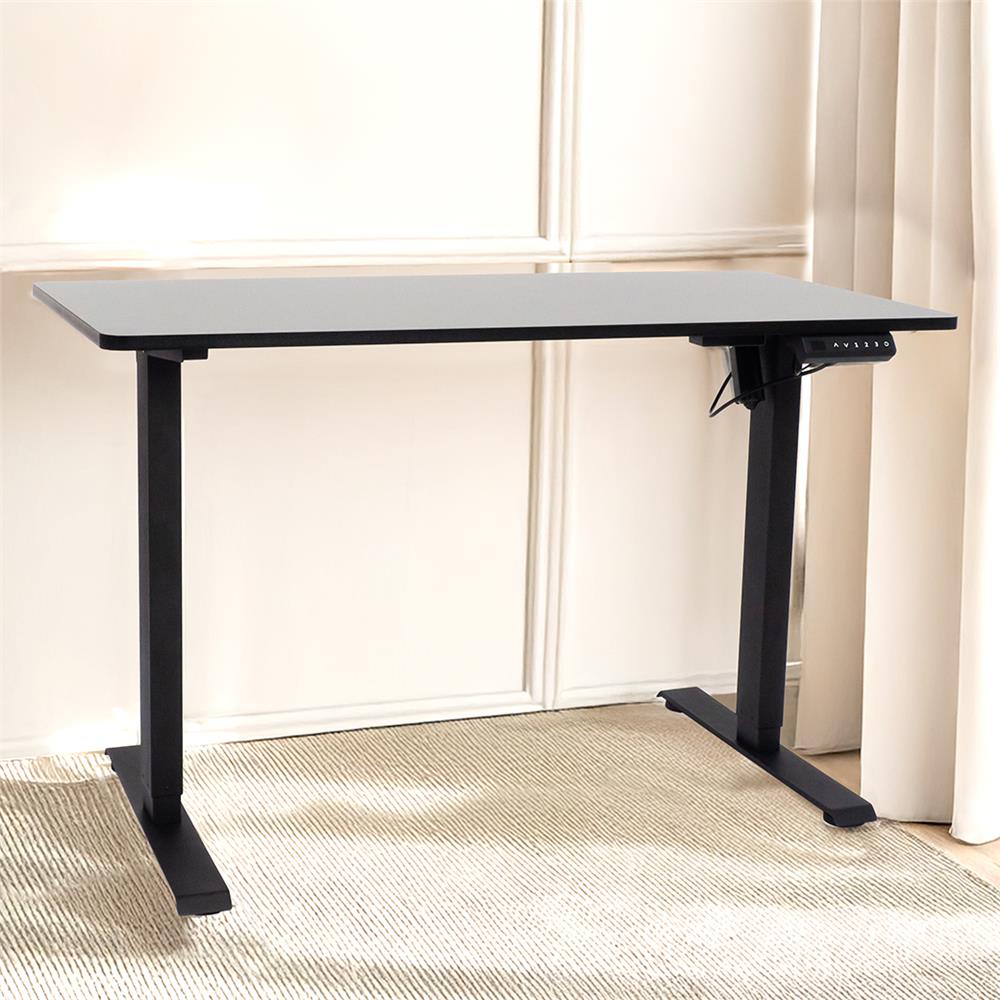 โต๊ะปรับระดับไฟฟ้า U-RODECOR NIKKO 120 ซม. สีดำ