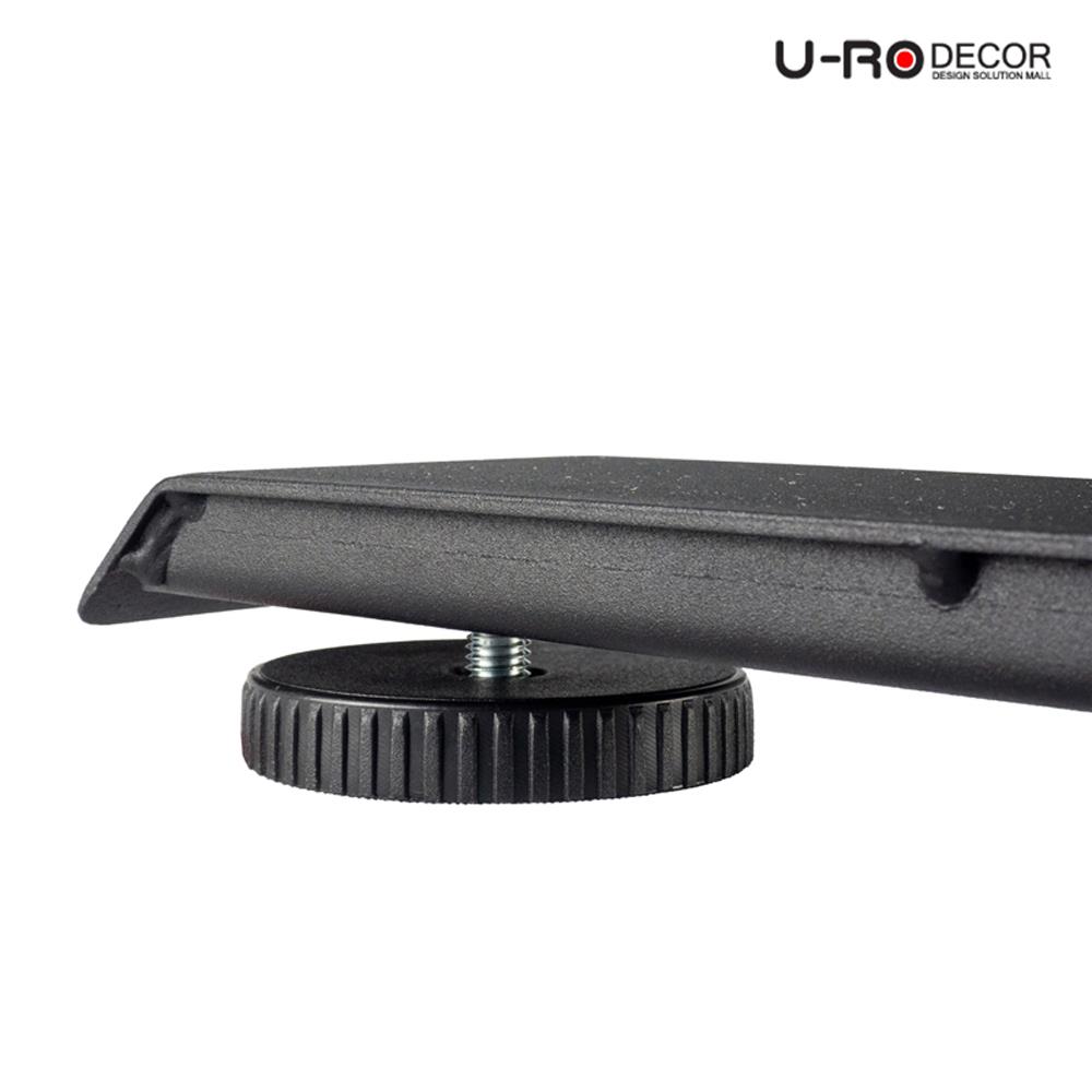 โต๊ะปรับระดับไฟฟ้า U-RODECOR NIKKO 120 ซม. สีดำ
