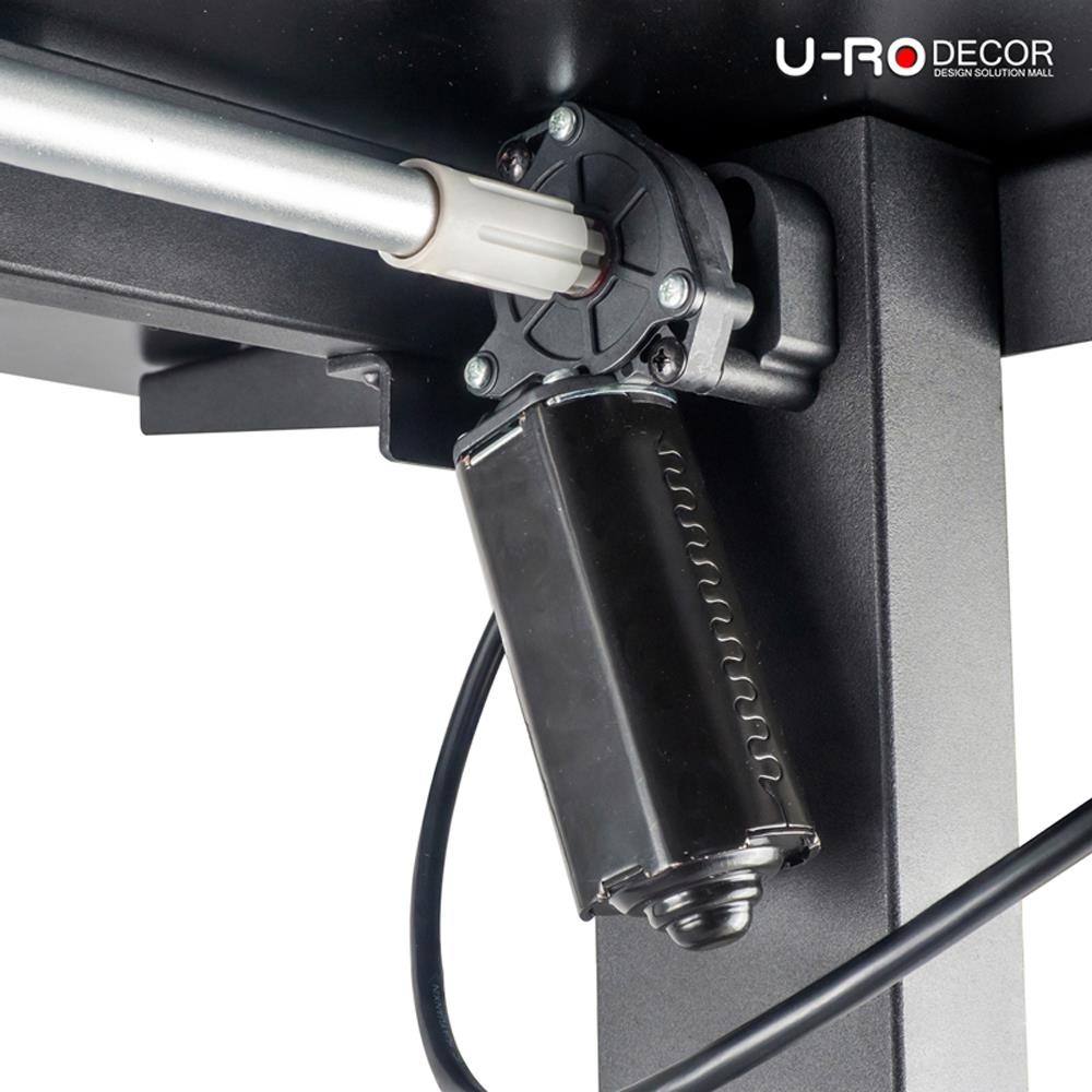 โต๊ะปรับระดับไฟฟ้า U-RODECOR NIKKO 120 ซม. สีดำ
