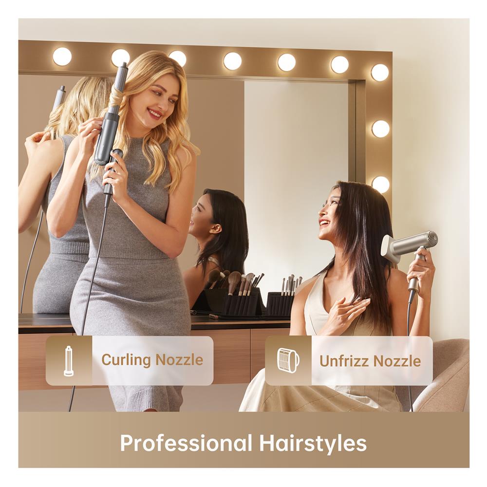 ไดร์เป่าผม DREAME POCKET 1300 วัตต์ สี TITANIUM GOLD