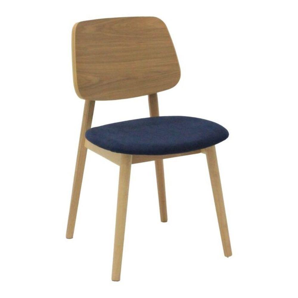 เก้าอี้ทานข้าว SB FURNITURE TUMO 19233740 สีเมเปิ้ล/น้ำเงินเข้ม