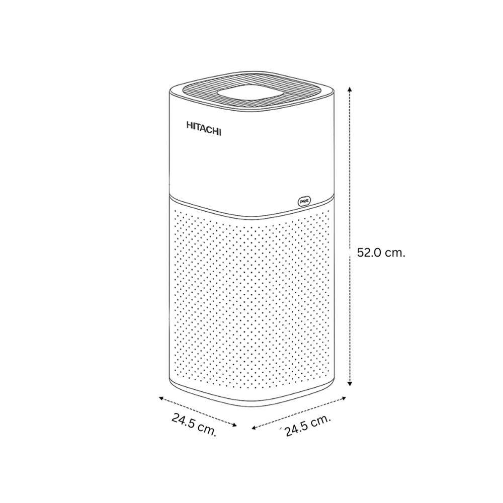 เครื่องฟอกอากาศ HITACHI EP-TZ50WO 48ตารางเมตร