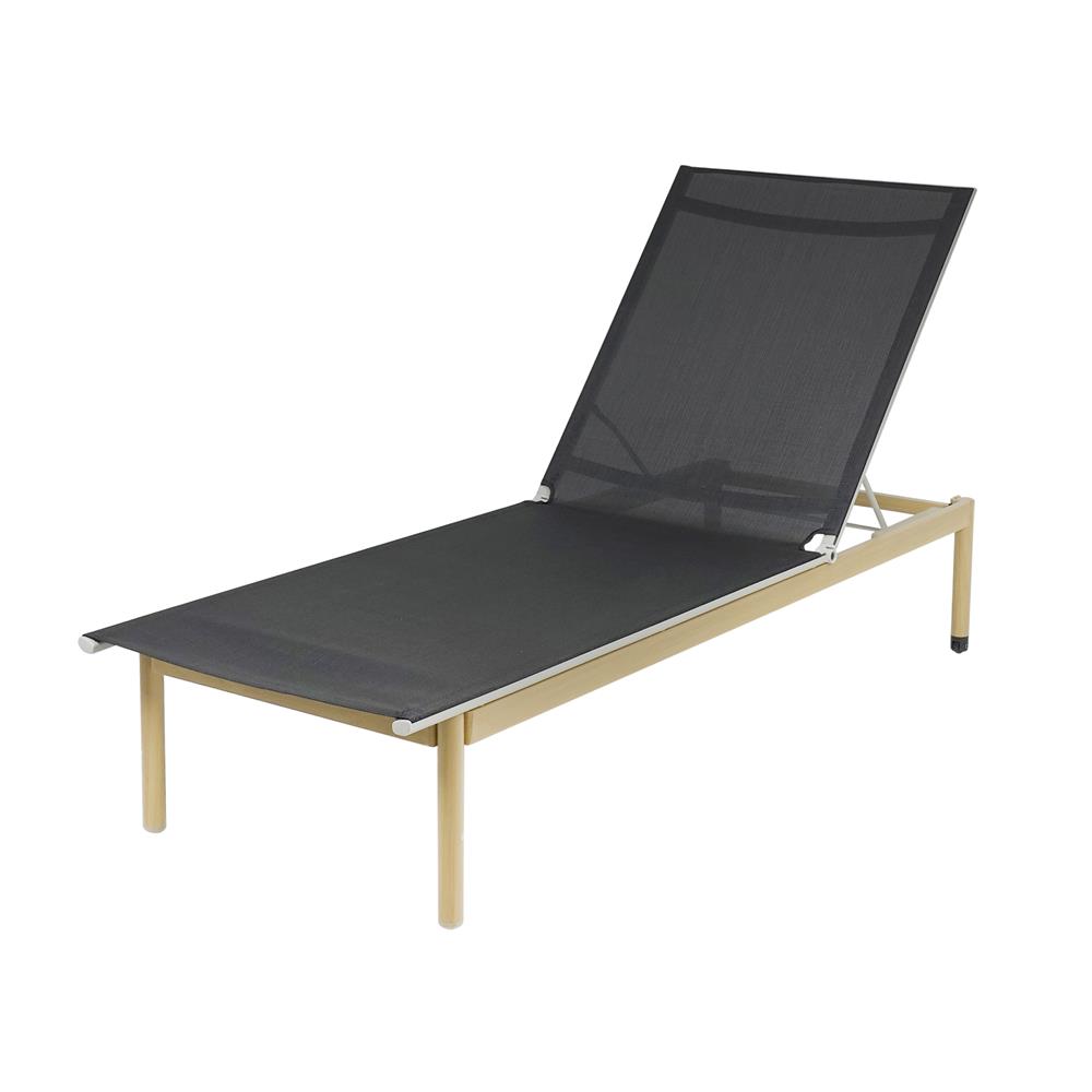 เตียงริมสระ SPRING ARIEL สีดำ