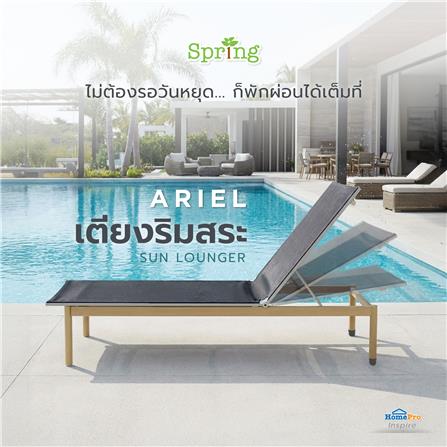 เตียงริมสระ SPRING ARIEL สีดำ_4