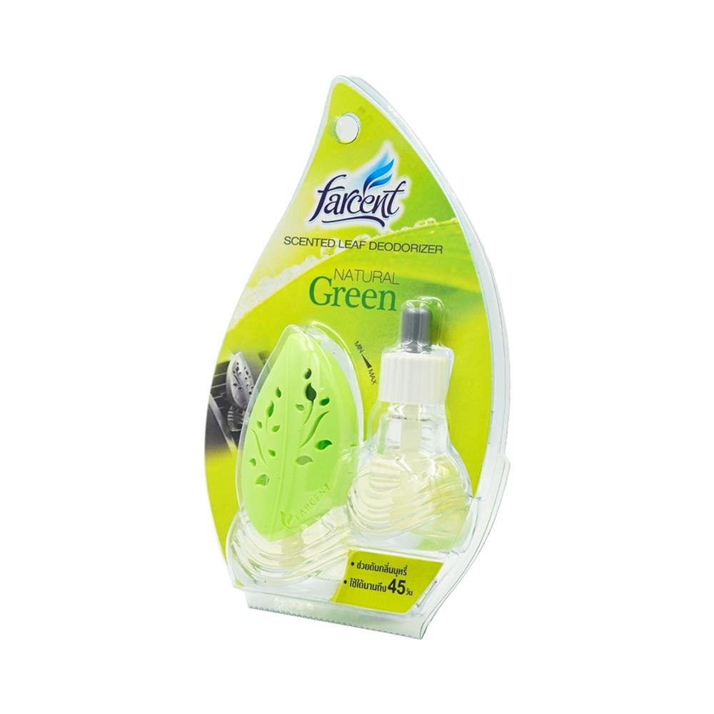น้ำหอมปรับอากาศรถยนต์ FARCENT 7 มล. กลิ่น NATURAL GREEN