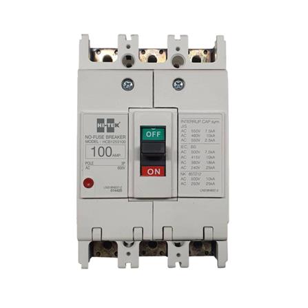 เซอร์กิตเบรกเกอร์ 3 โพล 3 เฟส HI-TEK HT125-CP 100 แอมป์_0