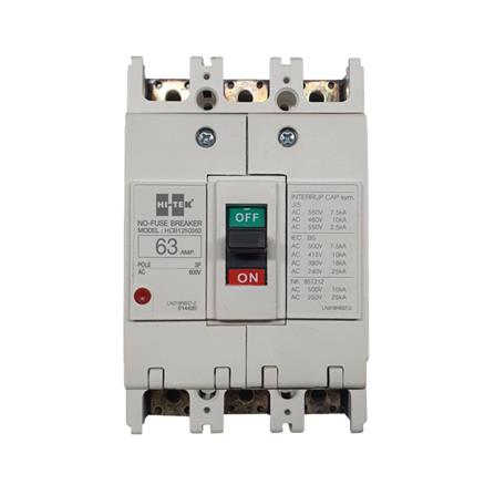 เซอร์กิตเบรกเกอร์ 3 โพล 3 เฟส HI-TEK HT125-CP 63 แอมป์_0
