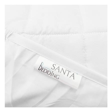 ผ้ารองกันเปื้อน รัดมุมเต็มตัว 5 ฟุต SANTA BEDDING สีขาว_2