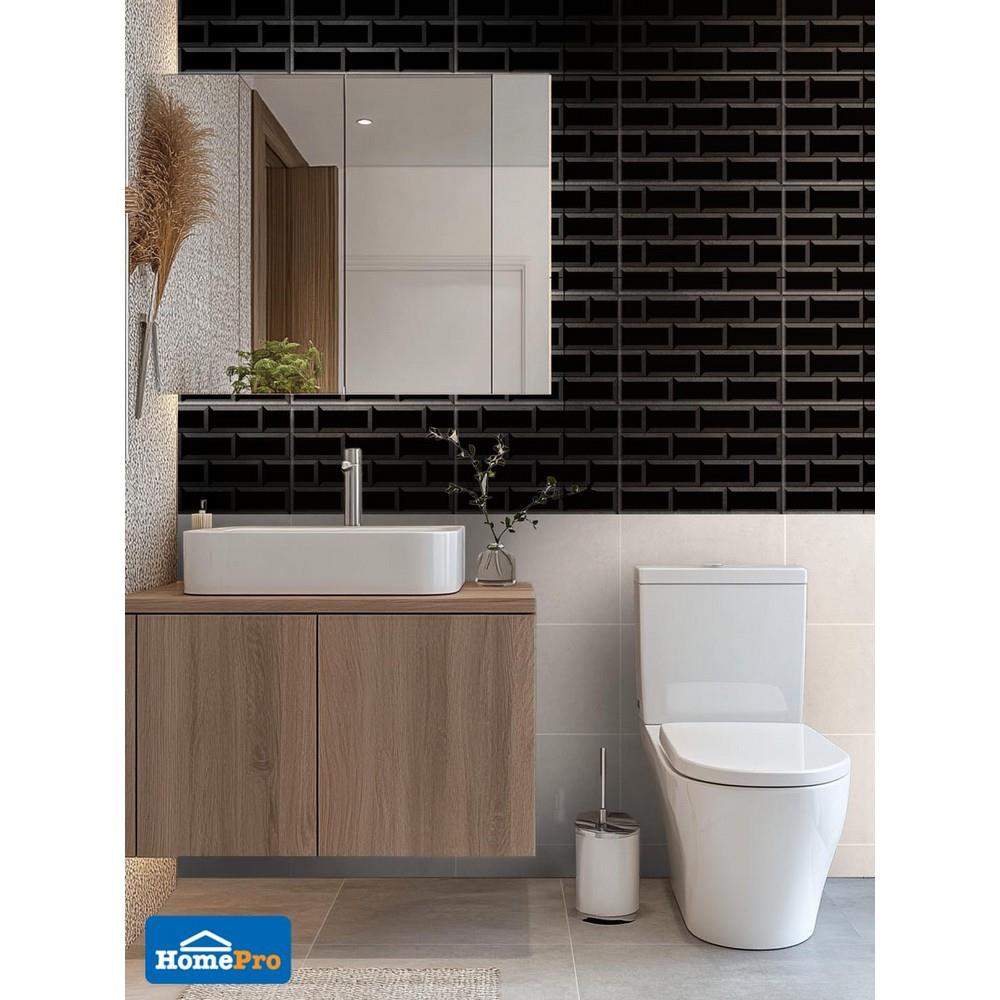 กระเบื้องผนัง 30x45 ซม. TARA โบนิตา บริค แบล็ค A 0.81 ตร.ม.