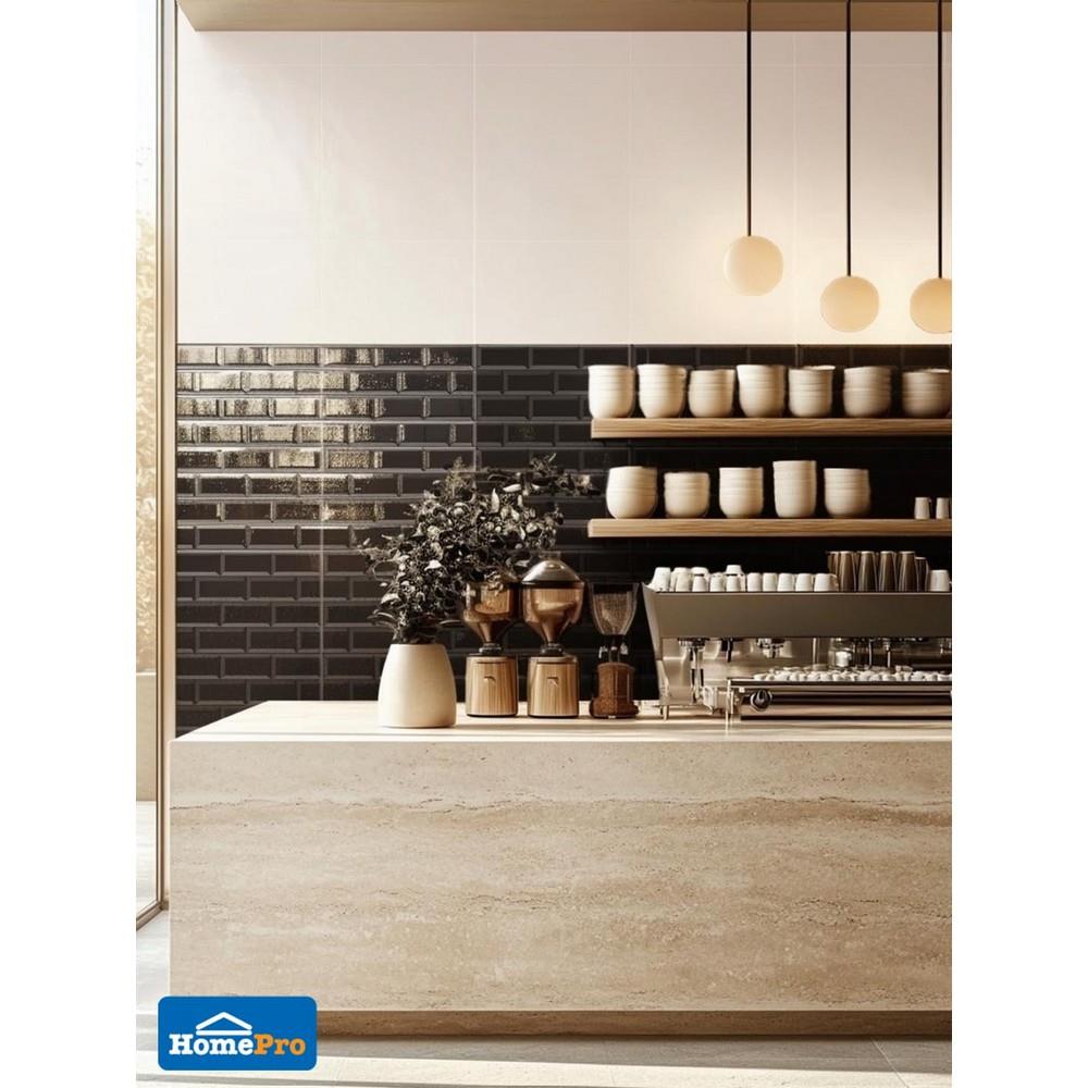 กระเบื้องผนัง 30x45 ซม. TARA โบนิตา บริค แบล็ค A 0.81 ตร.ม.