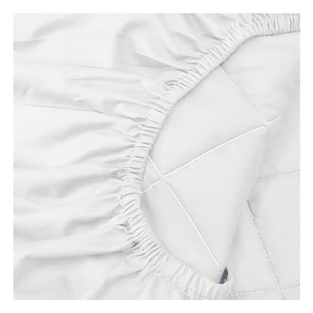 ผ้ารองกันเปื้อน รัดมุมเต็มตัว 3.5 ฟุต SANTA BEDDING สีขาว_1