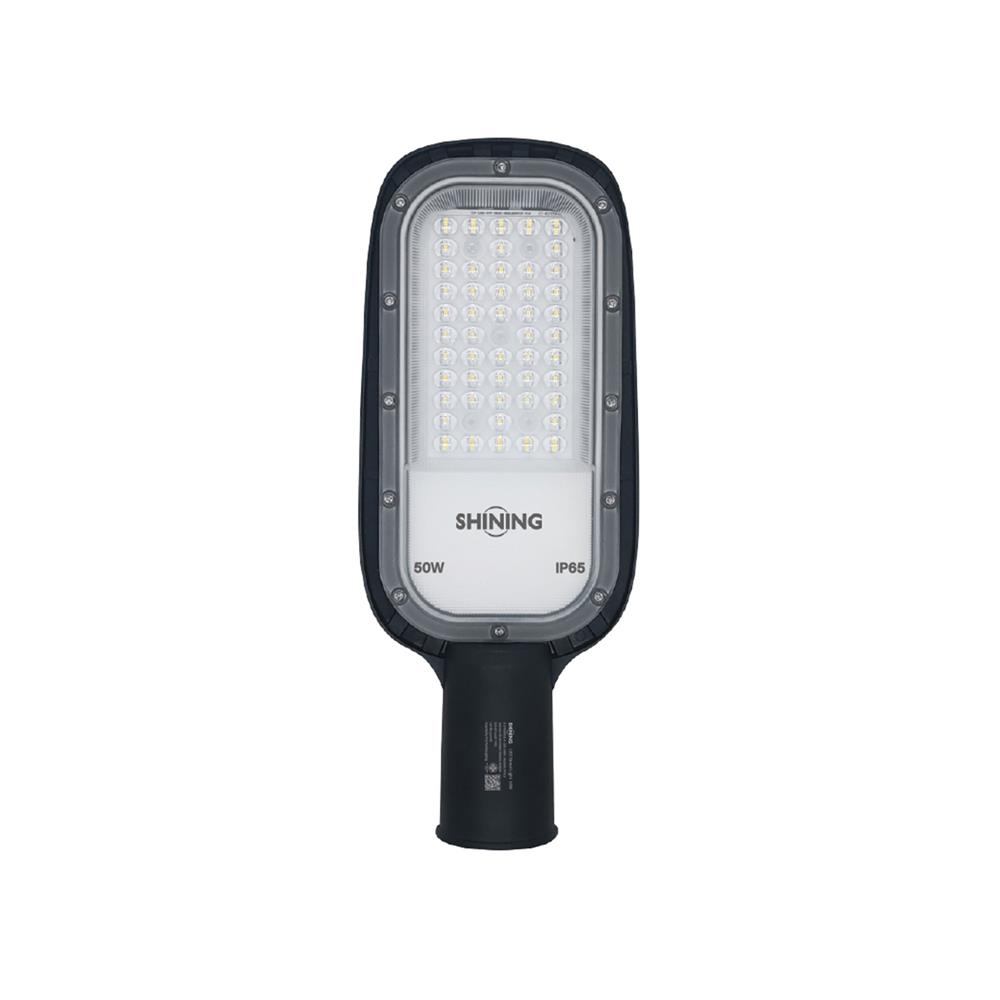 ไฟถนน LED SHINING S-ST05065E-4 50 วัตต์ DAYLIGHT สีดำ