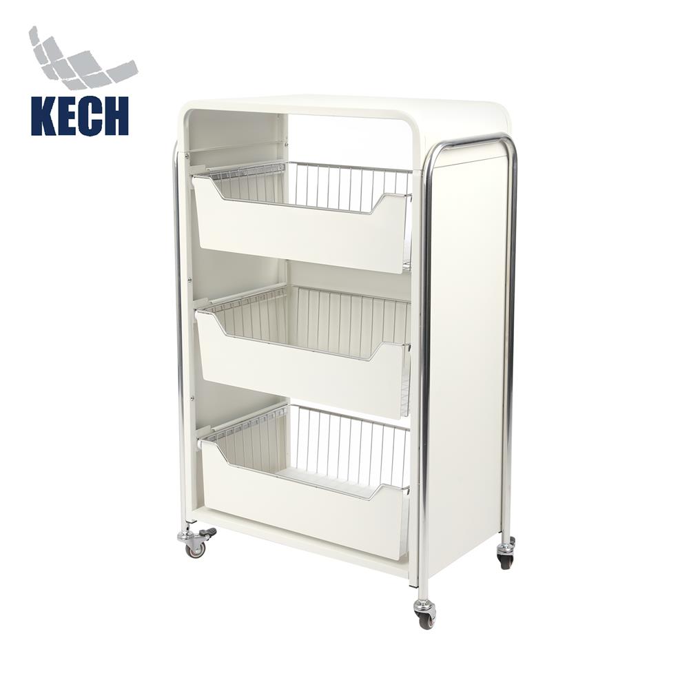 ชั้นวางของ 3 ชั้น มีล้อ KECH RITZY 53.2x30x84 ซม._1