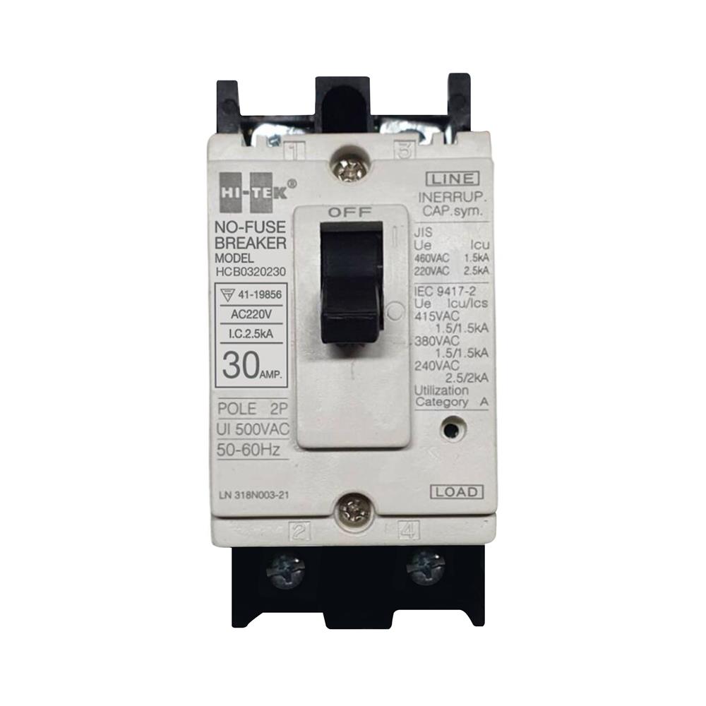 เซอร์กิตเบรกเกอร์ 2 โพล 1 เฟส HI-TEK  HT32-CP 30 แอมป์