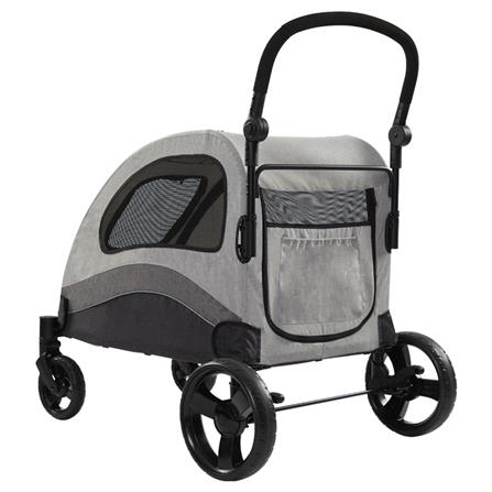 รถเข็นสัตว์เลี้ยง DPETT COZY สีเทา_1